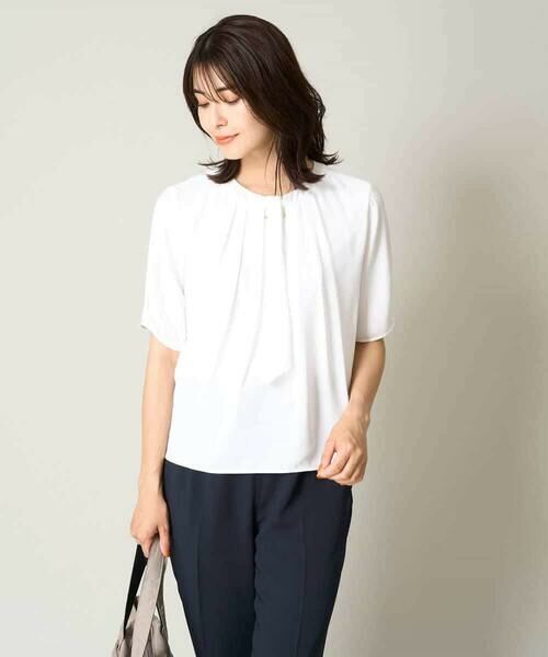 a.v.v / アー・ヴェ・ヴェ シャツ・ブラウス | ボウタイ2wayメタルチャーム付きブラウス | 詳細13