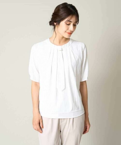 a.v.v / アー・ヴェ・ヴェ シャツ・ブラウス | ボウタイ2wayメタルチャーム付きブラウス | 詳細22