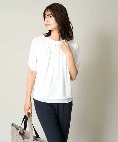 a.v.v / アー・ヴェ・ヴェ シャツ・ブラウス | ボウタイ2wayメタルチャーム付きブラウス | 詳細8