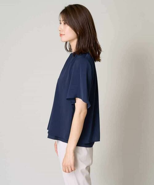 a.v.v / アー・ヴェ・ヴェ シャツ・ブラウス | タックネックフレアブラウス | 詳細14
