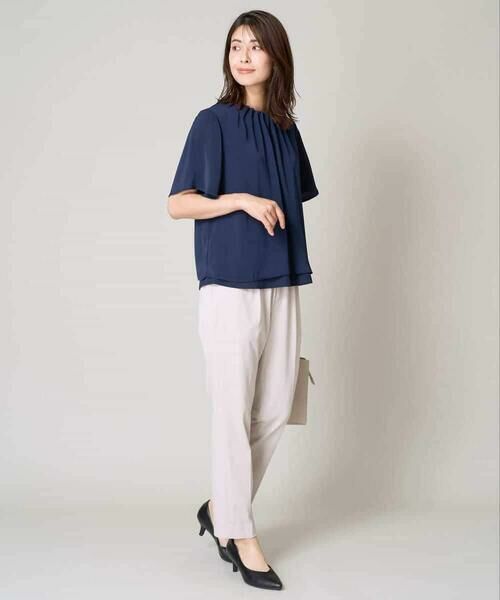 a.v.v / アー・ヴェ・ヴェ シャツ・ブラウス | タックネックフレアブラウス | 詳細7