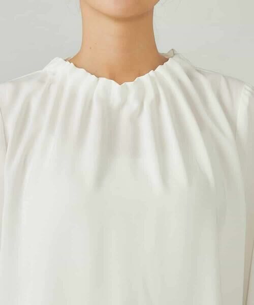 a.v.v / アー・ヴェ・ヴェ シャツ・ブラウス | 【マシンウォッシャブル】タックネックブラウス | 詳細23