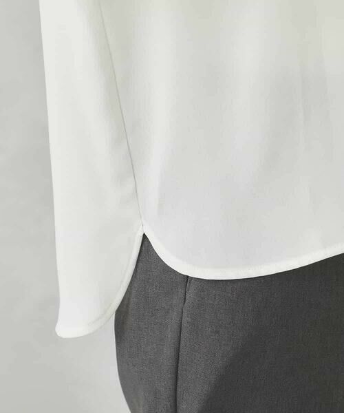 a.v.v / アー・ヴェ・ヴェ シャツ・ブラウス | 【マシンウォッシャブル】タックネックブラウス | 詳細25
