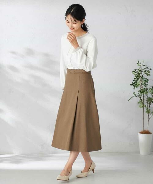 a.v.v / アー・ヴェ・ヴェ シャツ・ブラウス | 【洗える】バイカラーピンタックブラウス | 詳細6