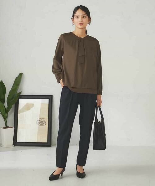 a.v.v / アー・ヴェ・ヴェ シャツ・ブラウス | 【マシンウォッシャブル】チャーム付きボウタイブラウス | 詳細11