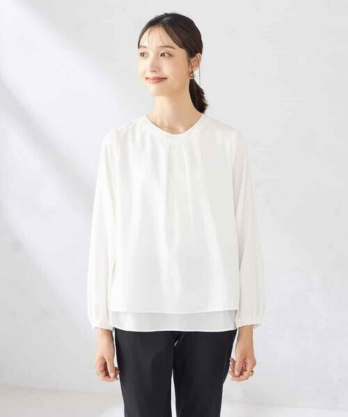 a.v.v / アー・ヴェ・ヴェ シャツ・ブラウス | 【マシンウォッシャブル】チャーム付きボウタイブラウス | 詳細24