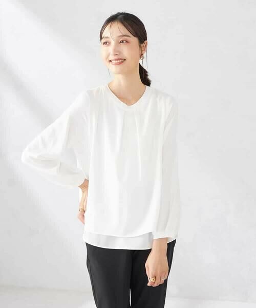 a.v.v / アー・ヴェ・ヴェ シャツ・ブラウス | 【マシンウォッシャブル】チャーム付きボウタイブラウス | 詳細25