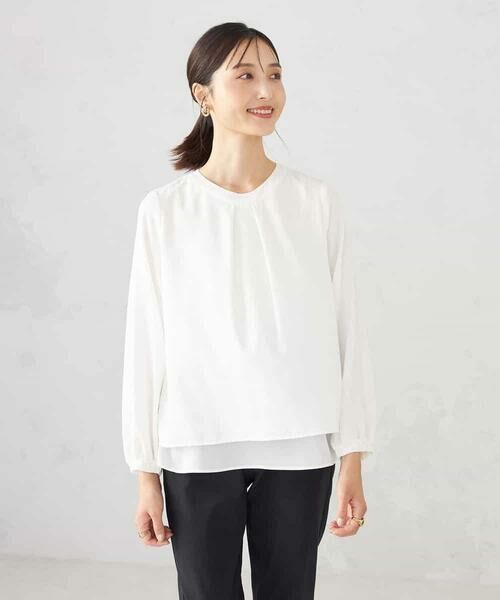 a.v.v / アー・ヴェ・ヴェ シャツ・ブラウス | 【マシンウォッシャブル】チャーム付きボウタイブラウス | 詳細26