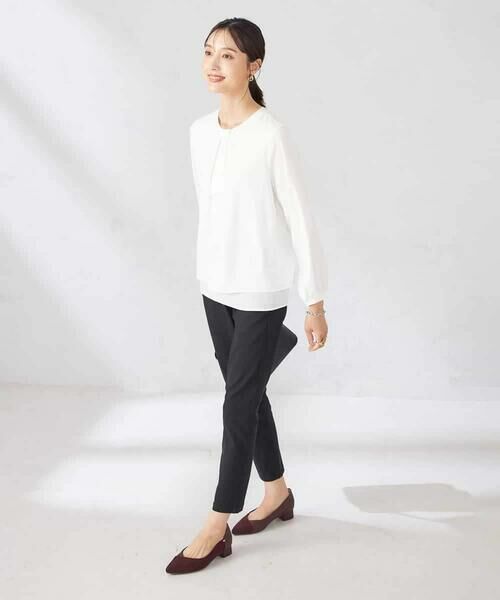 a.v.v / アー・ヴェ・ヴェ シャツ・ブラウス | 【マシンウォッシャブル】チャーム付きボウタイブラウス | 詳細29