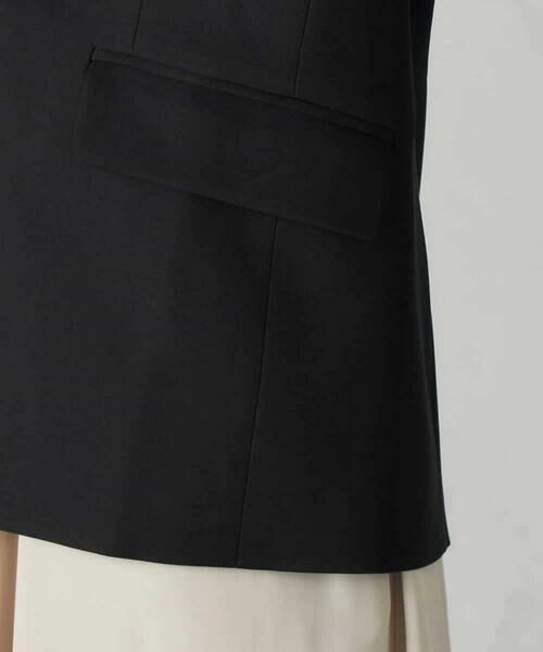 a.v.v / アー・ヴェ・ヴェ ノーカラージャケット | 【洗える/イージーケア/吸水速乾/ストレッチ】梳毛調Vネックジャケット | 詳細28