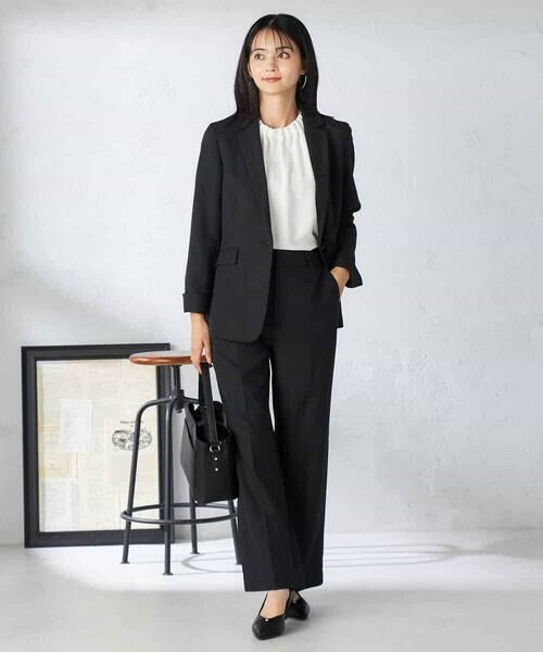 a.v.v / アー・ヴェ・ヴェ テーラードジャケット | 【洗える/イージーケア/吸水速乾/ストレッチ】梳毛調テーラードジャケット | 詳細14