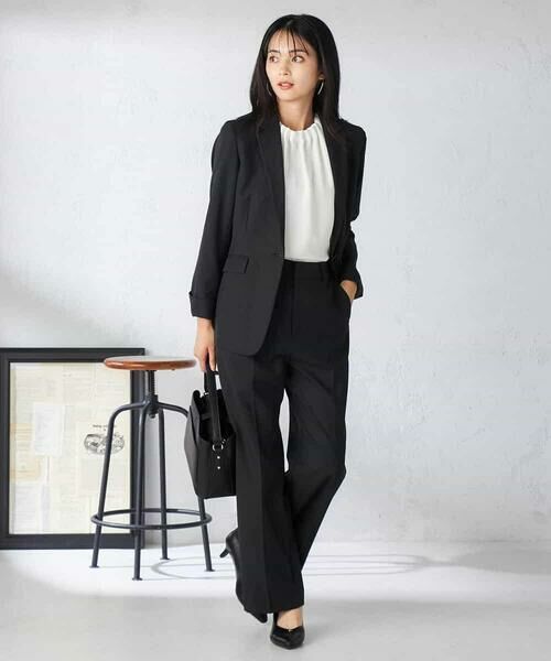 a.v.v / アー・ヴェ・ヴェ テーラードジャケット | 【洗える/イージーケア/吸水速乾/ストレッチ】梳毛調テーラードジャケット | 詳細15