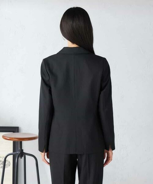 a.v.v / アー・ヴェ・ヴェ テーラードジャケット | 【洗える/イージーケア/吸水速乾/ストレッチ】梳毛調テーラードジャケット | 詳細18