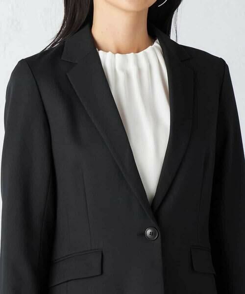a.v.v / アー・ヴェ・ヴェ テーラードジャケット | 【洗える/イージーケア/吸水速乾/ストレッチ】梳毛調テーラードジャケット | 詳細19
