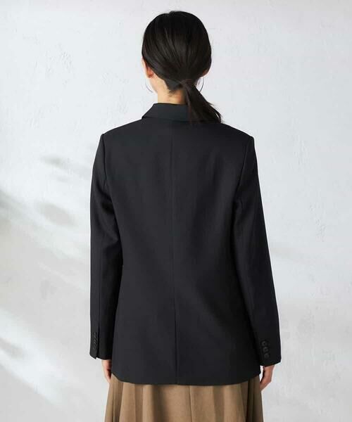 a.v.v / アー・ヴェ・ヴェ テーラードジャケット | 【洗える/イージーケア/吸水速乾/ストレッチ】梳毛調ダブルブレストジャケット | 詳細21