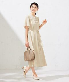 a.v.v / アー・ヴェ・ヴェ ロング・マキシ丈ワンピース | 【洗える】ベルト付切り替えワンピース