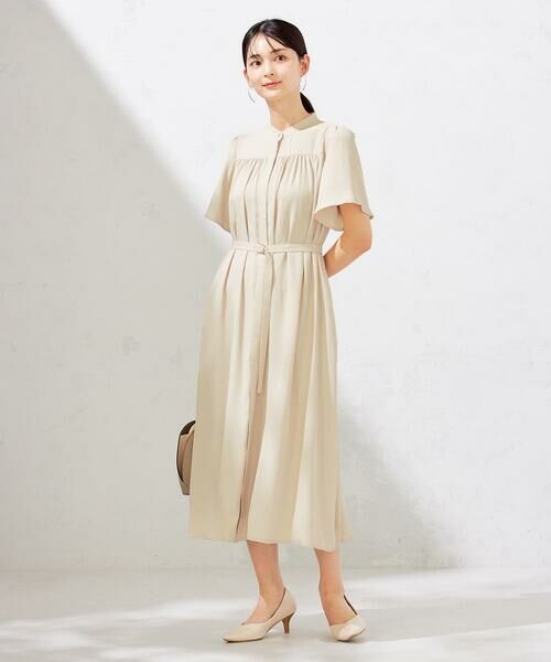 a.v.v / アー・ヴェ・ヴェ ロング・マキシ丈ワンピース | 【洗える】ベルト付切り替えワンピース | 詳細5