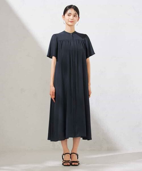 a.v.v / アー・ヴェ・ヴェ ロング・マキシ丈ワンピース | 【洗える】ベルト付切り替えワンピース | 詳細7