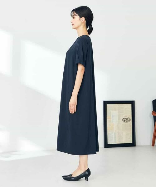 a.v.v / アー・ヴェ・ヴェ ロング・マキシ丈ワンピース | 【洗える/ストレッチ】ベルト付フロントプリーツワンピース | 詳細13