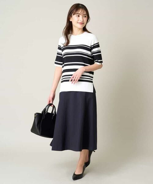 a.v.v / アー・ヴェ・ヴェ ロング・マキシ丈スカート | 【洗える/UVカット/接触冷感】オックスストレッチフレアスカート【Reflax】 | 詳細13