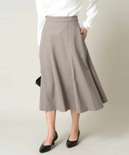 a.v.v / アー・ヴェ・ヴェ ロング・マキシ丈スカート | 【洗える/UVカット/接触冷感】オックスストレッチフレアスカート【Reflax】 | 詳細14