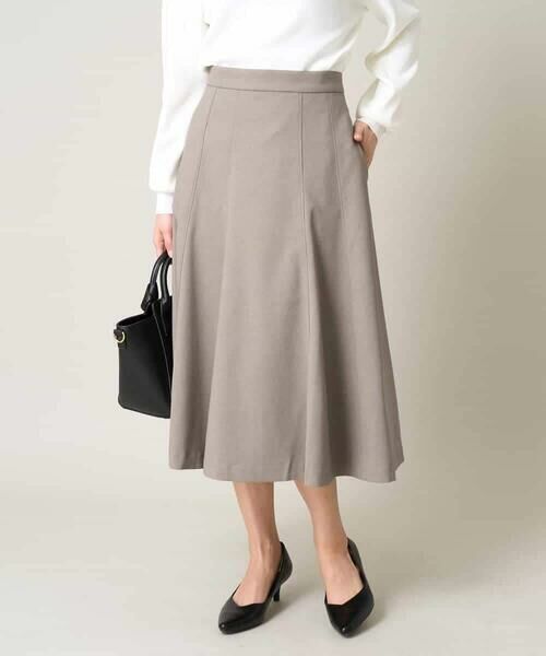 a.v.v / アー・ヴェ・ヴェ ロング・マキシ丈スカート | 【洗える/UVカット/接触冷感】オックスストレッチフレアスカート【Reflax】 | 詳細15