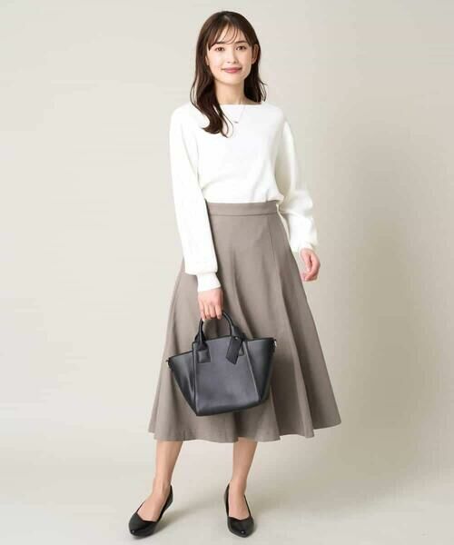 a.v.v / アー・ヴェ・ヴェ ロング・マキシ丈スカート | 【洗える/UVカット/接触冷感】オックスストレッチフレアスカート【Reflax】 | 詳細17