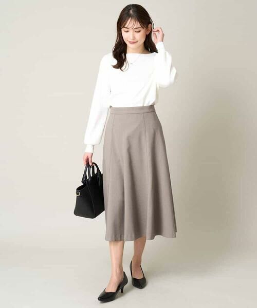 a.v.v / アー・ヴェ・ヴェ ロング・マキシ丈スカート | 【洗える/UVカット/接触冷感】オックスストレッチフレアスカート【Reflax】 | 詳細18