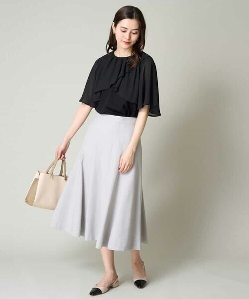 a.v.v / アー・ヴェ・ヴェ ロング・マキシ丈スカート | 【洗える/UVカット/接触冷感】オックスストレッチフレアスカート【Reflax】 | 詳細24
