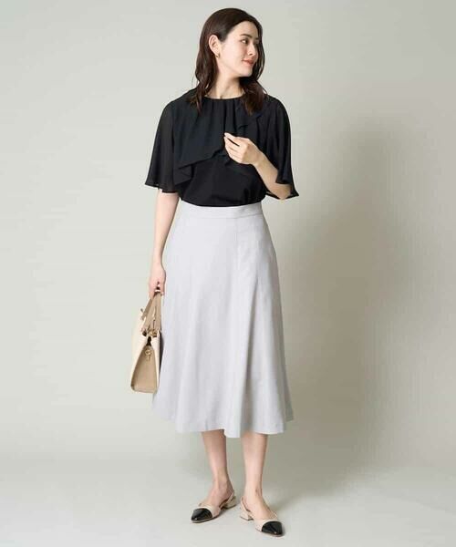 a.v.v / アー・ヴェ・ヴェ ロング・マキシ丈スカート | 【洗える/UVカット/接触冷感】オックスストレッチフレアスカート【Reflax】 | 詳細25