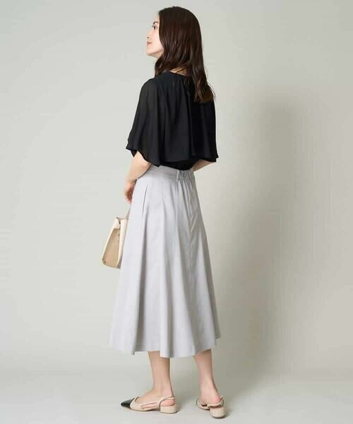 a.v.v / アー・ヴェ・ヴェ ロング・マキシ丈スカート | 【洗える/UVカット/接触冷感】オックスストレッチフレアスカート【Reflax】 | 詳細27