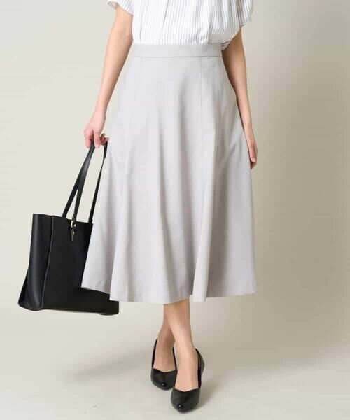 a.v.v / アー・ヴェ・ヴェ ロング・マキシ丈スカート | 【洗える/UVカット/接触冷感】オックスストレッチフレアスカート【Reflax】 | 詳細28