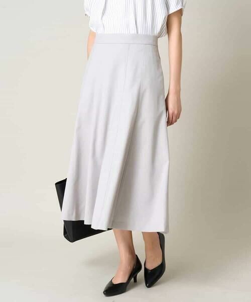 a.v.v / アー・ヴェ・ヴェ ロング・マキシ丈スカート | 【洗える/UVカット/接触冷感】オックスストレッチフレアスカート【Reflax】 | 詳細29