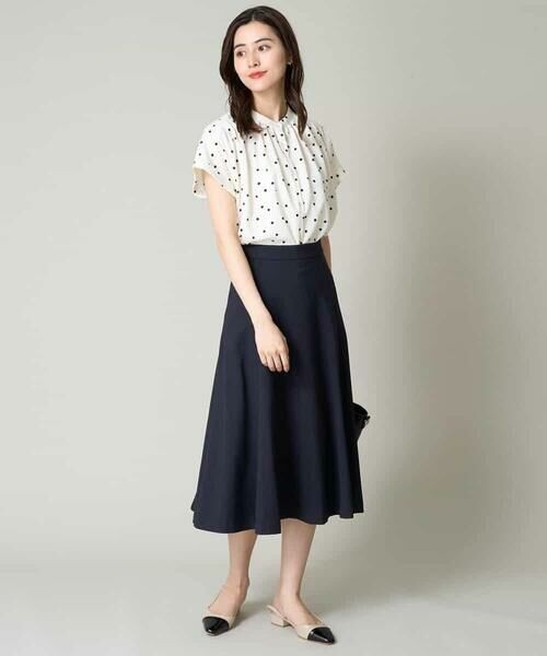 a.v.v / アー・ヴェ・ヴェ ロング・マキシ丈スカート | 【洗える/UVカット/接触冷感】オックスストレッチフレアスカート【Reflax】 | 詳細3