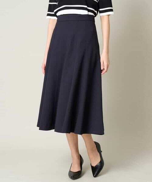 a.v.v / アー・ヴェ・ヴェ ロング・マキシ丈スカート | 【洗える/UVカット/接触冷感】オックスストレッチフレアスカート【Reflax】 | 詳細8