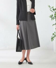 a.v.v / アー・ヴェ・ヴェ ロング・マキシ丈スカート | 【洗える/イージーケア/吸水速乾/ストレッチ】梳毛調フレアスカート