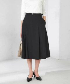 a.v.v / アー・ヴェ・ヴェ ロング・マキシ丈スカート | 【洗える/イージーケア/吸水速乾/ストレッチ】梳毛調フレアスカート