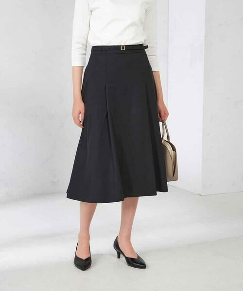 a.v.v / アー・ヴェ・ヴェ ロング・マキシ丈スカート | 【洗える/イージーケア/吸水速乾/ストレッチ】梳毛調フレアスカート | 詳細16