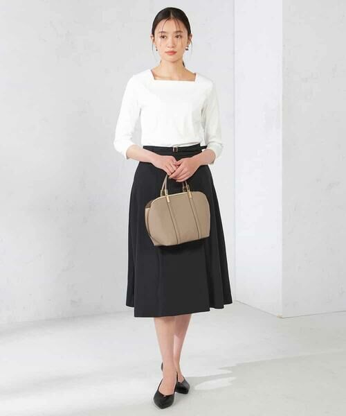 a.v.v / アー・ヴェ・ヴェ ロング・マキシ丈スカート | 【洗える/イージーケア/吸水速乾/ストレッチ】梳毛調フレアスカート | 詳細17