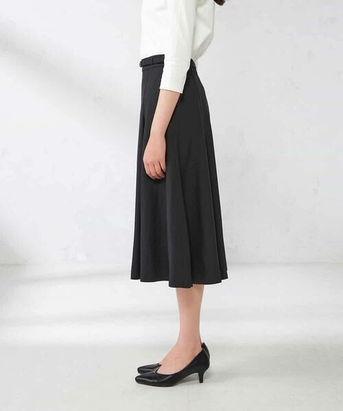 a.v.v / アー・ヴェ・ヴェ ロング・マキシ丈スカート | 【洗える/イージーケア/吸水速乾/ストレッチ】梳毛調フレアスカート | 詳細23