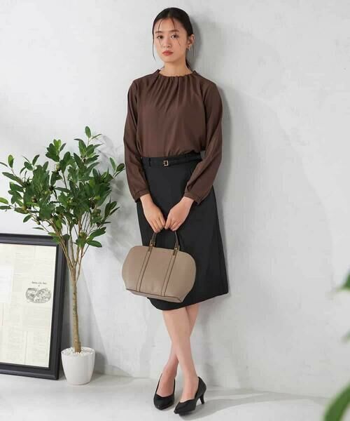 a.v.v / アー・ヴェ・ヴェ ミニ・ひざ丈スカート | 【洗える/イージーケア/吸水速乾/ストレッチ】梳毛調タイトスカート | 詳細18