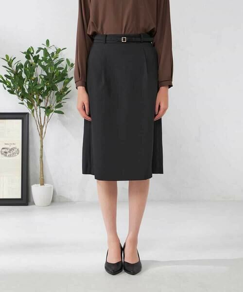 a.v.v / アー・ヴェ・ヴェ ミニ・ひざ丈スカート | 【洗える/イージーケア/吸水速乾/ストレッチ】梳毛調タイトスカート | 詳細22