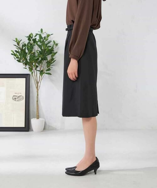 a.v.v / アー・ヴェ・ヴェ ミニ・ひざ丈スカート | 【洗える/イージーケア/吸水速乾/ストレッチ】梳毛調タイトスカート | 詳細23