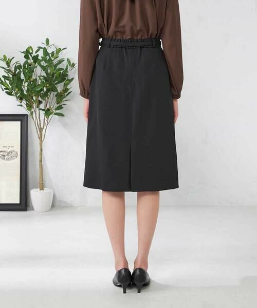 a.v.v / アー・ヴェ・ヴェ ミニ・ひざ丈スカート | 【洗える/イージーケア/吸水速乾/ストレッチ】梳毛調タイトスカート | 詳細24