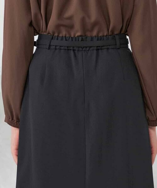 a.v.v / アー・ヴェ・ヴェ ミニ・ひざ丈スカート | 【洗える/イージーケア/吸水速乾/ストレッチ】梳毛調タイトスカート | 詳細25