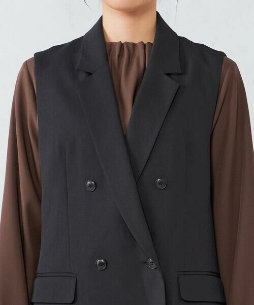 a.v.v / アー・ヴェ・ヴェ セットアップ | 【洗える/イージーケア/吸水速乾/ストレッチ】梳毛調ダブルジレ | 詳細29