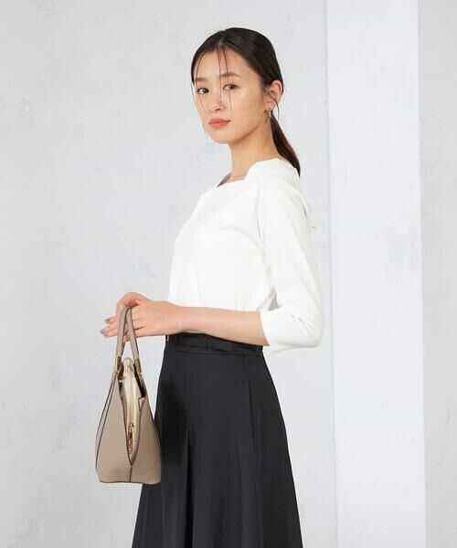 a.v.v / アー・ヴェ・ヴェ カットソー | スクエアネックスムースTシャツ | 詳細1