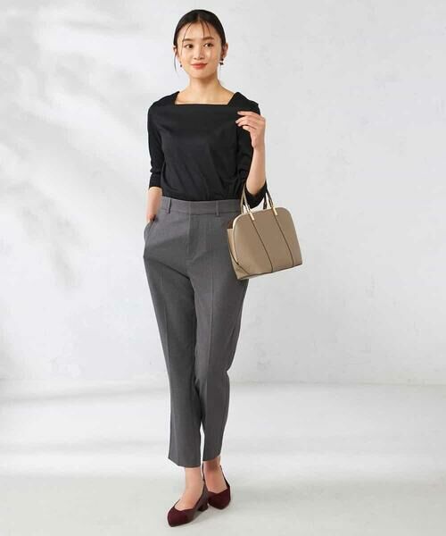 a.v.v / アー・ヴェ・ヴェ カットソー | スクエアネックスムースTシャツ | 詳細16