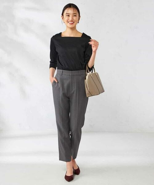 a.v.v / アー・ヴェ・ヴェ カットソー | スクエアネックスムースTシャツ | 詳細17