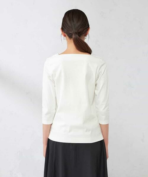 a.v.v / アー・ヴェ・ヴェ カットソー | スクエアネックスムースTシャツ | 詳細29